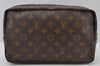 Auth Louis Vuitton Monogram Trousse Toilette 28 Clutch Bag M47522 Junk 2005J