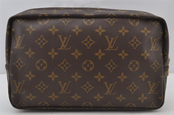 Auth Louis Vuitton Monogram Trousse Toilette 28 Clutch Bag M47522 Junk 2005J