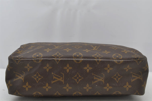 Auth Louis Vuitton Monogram Trousse Toilette 28 Clutch Bag M47522 Junk 2005J