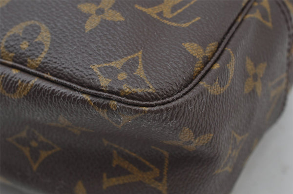 Auth Louis Vuitton Monogram Trousse Toilette 28 Clutch Bag M47522 Junk 2005J