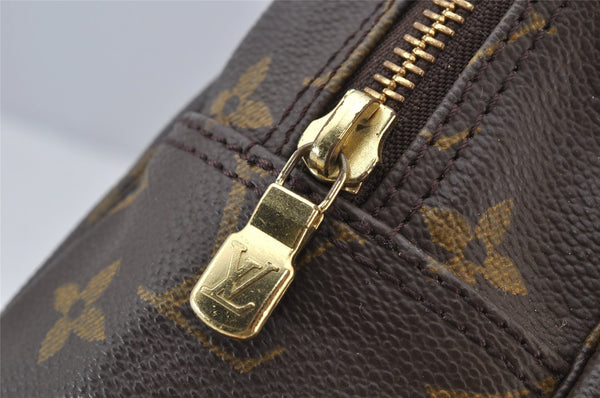Auth Louis Vuitton Monogram Trousse Toilette 28 Clutch Bag M47522 Junk 2005J