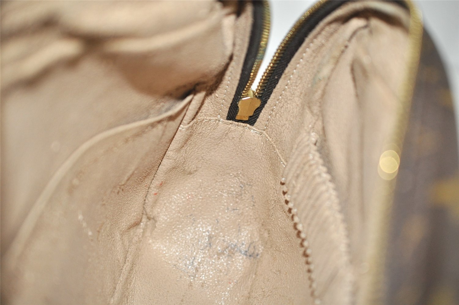 Auth Louis Vuitton Monogram Trousse Toilette 28 Clutch Bag M47522 Junk 2005J