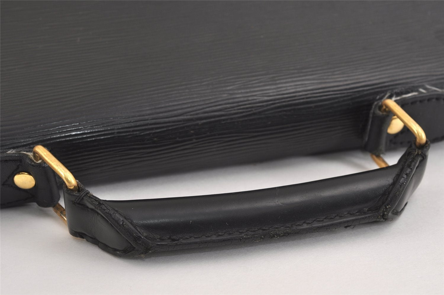 Authentic Louis Vuitton Epi Serviette Conseiller Briefcase Black M54422 LV 2006J