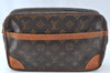Authentic Louis Vuitton Monogram Compiegne 28 Clutch Hand Bag M51845 LV 2006K