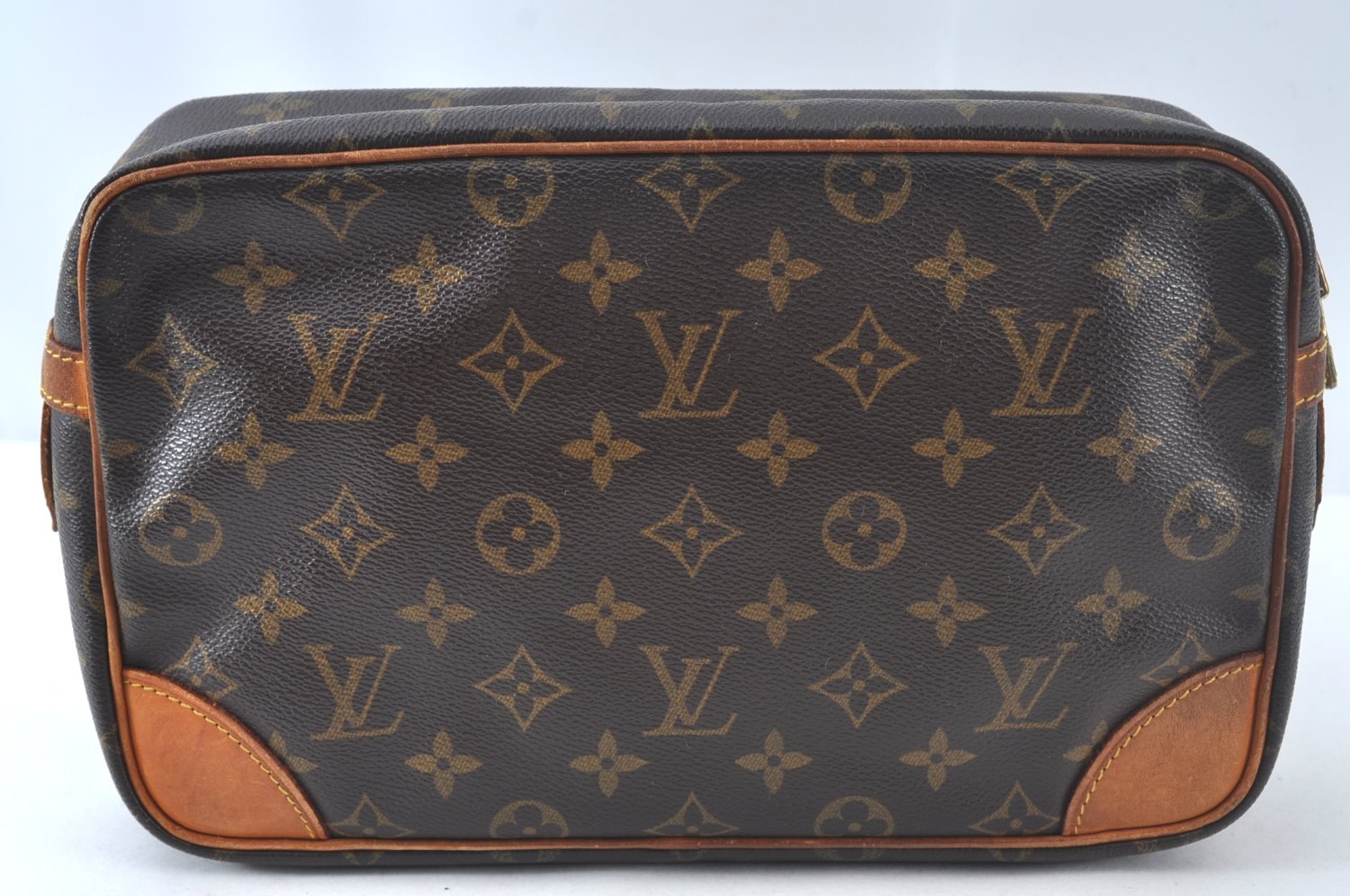 Authentic Louis Vuitton Monogram Compiegne 28 Clutch Hand Bag M51845 LV 2006K