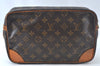 Authentic Louis Vuitton Monogram Compiegne 28 Clutch Hand Bag M51845 LV 2006K