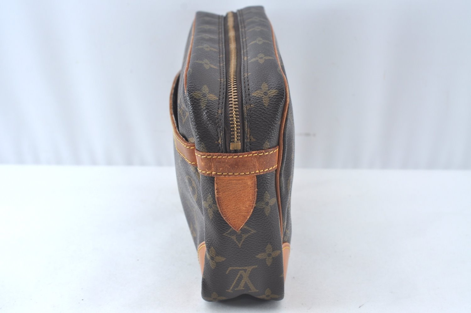 Authentic Louis Vuitton Monogram Compiegne 28 Clutch Hand Bag M51845 LV 2006K