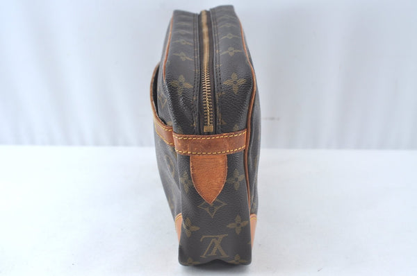 Authentic Louis Vuitton Monogram Compiegne 28 Clutch Hand Bag M51845 LV 2006K