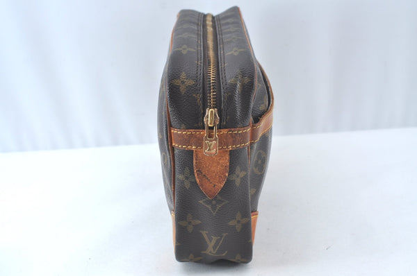 Authentic Louis Vuitton Monogram Compiegne 28 Clutch Hand Bag M51845 LV 2006K