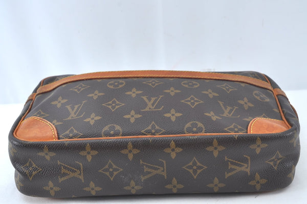 Authentic Louis Vuitton Monogram Compiegne 28 Clutch Hand Bag M51845 LV 2006K