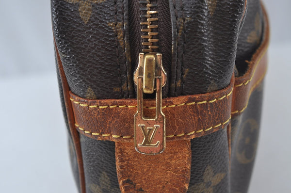 Authentic Louis Vuitton Monogram Compiegne 28 Clutch Hand Bag M51845 LV 2006K