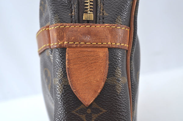 Authentic Louis Vuitton Monogram Compiegne 28 Clutch Hand Bag M51845 LV 2006K