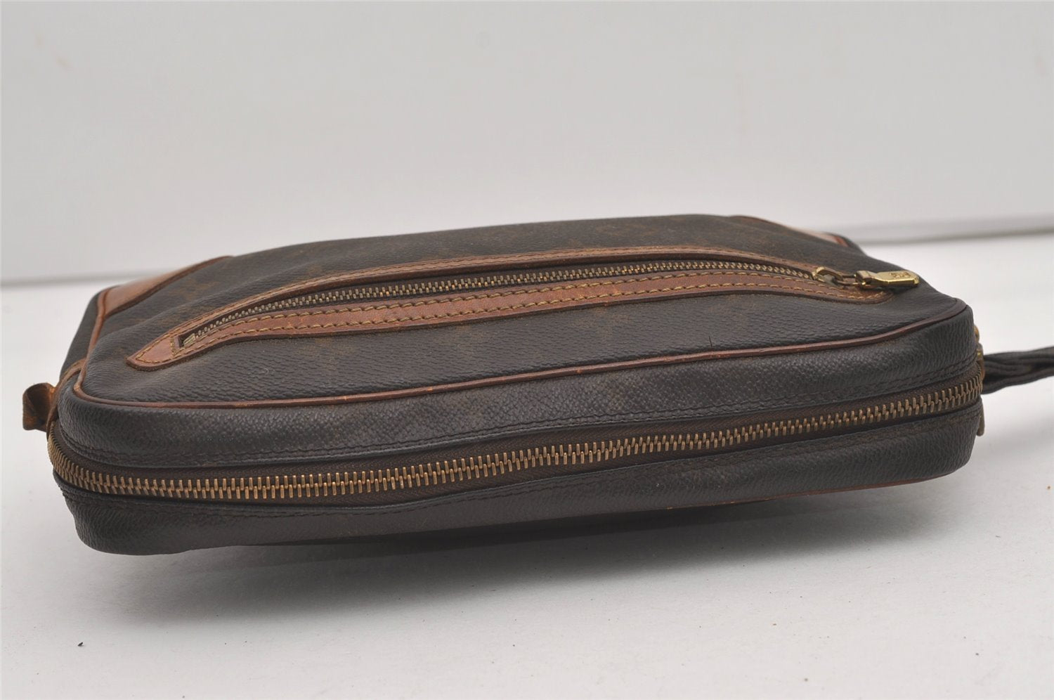 Authentic Louis Vuitton Monogram Marly Dragonne GM M51825 Clutch Hand Bag 2007J