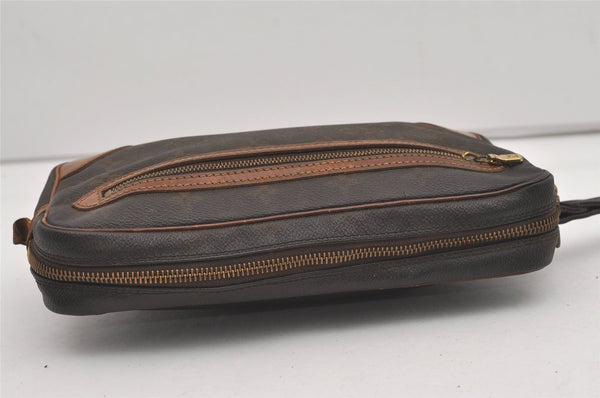 Authentic Louis Vuitton Monogram Marly Dragonne GM M51825 Clutch Hand Bag 2007J