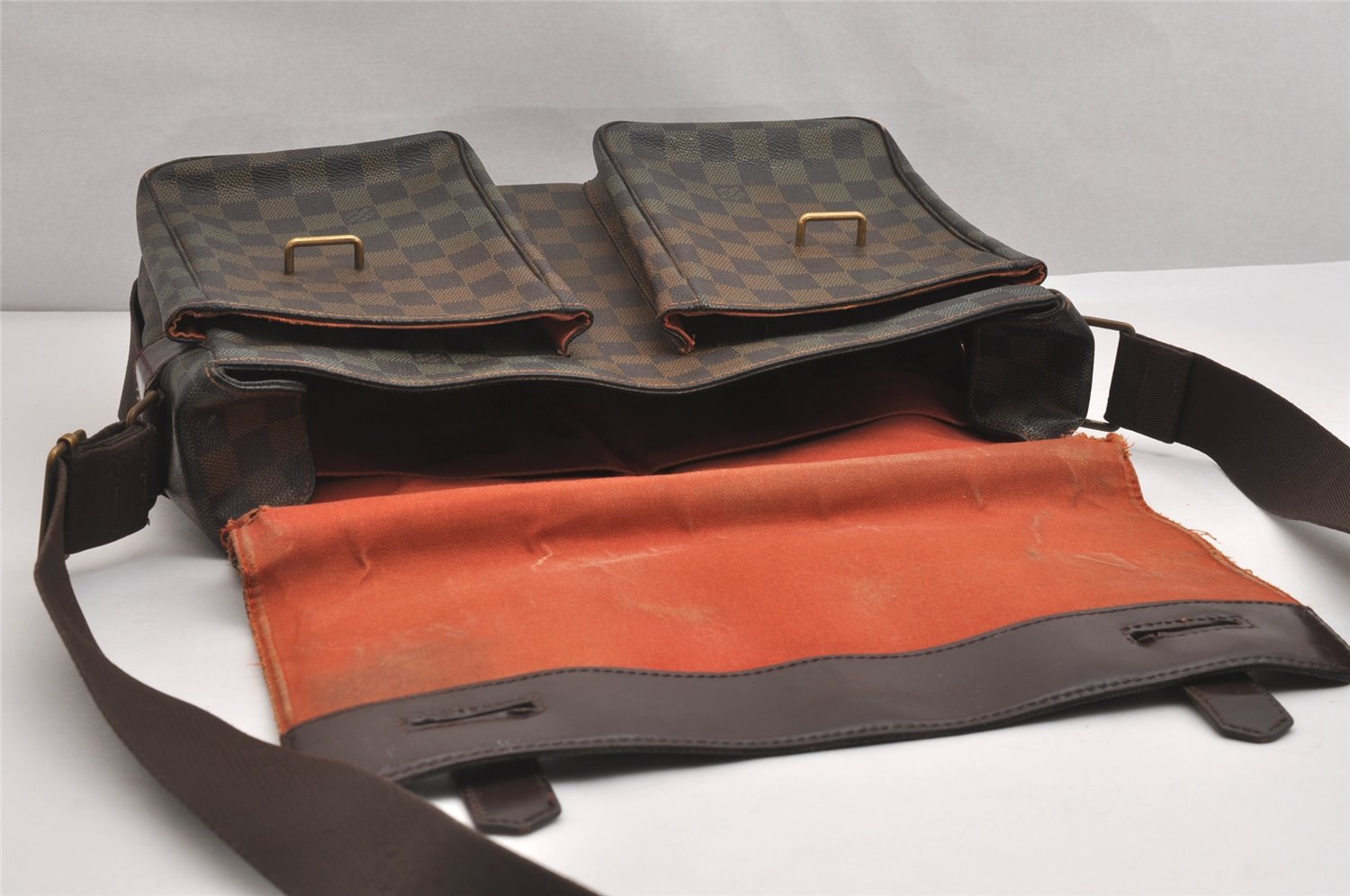 Authentic Louis Vuitton Damier Broadway 2Way Shoulder Hand Bag N42270 LV 2009I