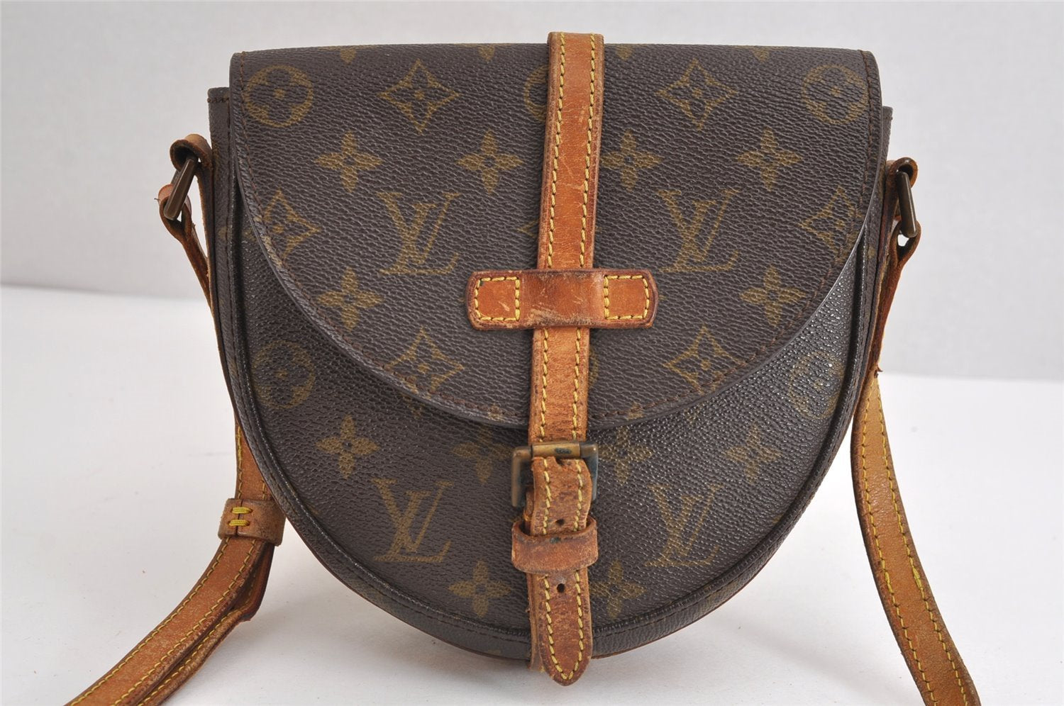 Authentic Louis Vuitton Monogram Chantilly PM Shoulder Cross Bag M51234 LV 2009J