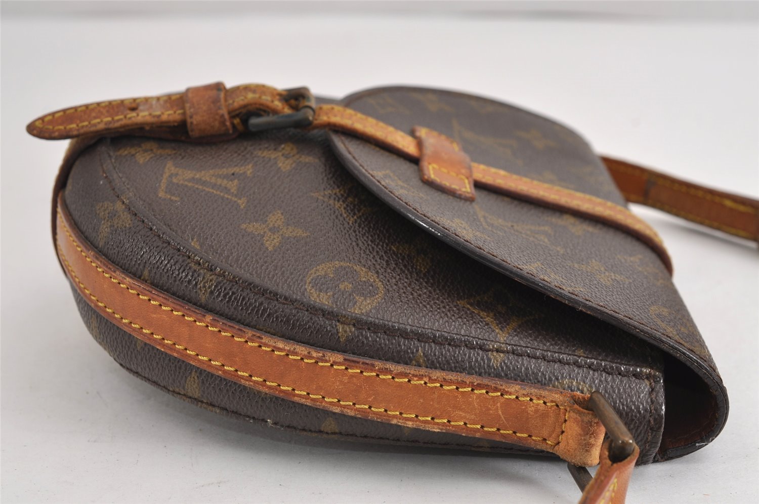 Authentic Louis Vuitton Monogram Chantilly PM Shoulder Cross Bag M51234 LV 2009J