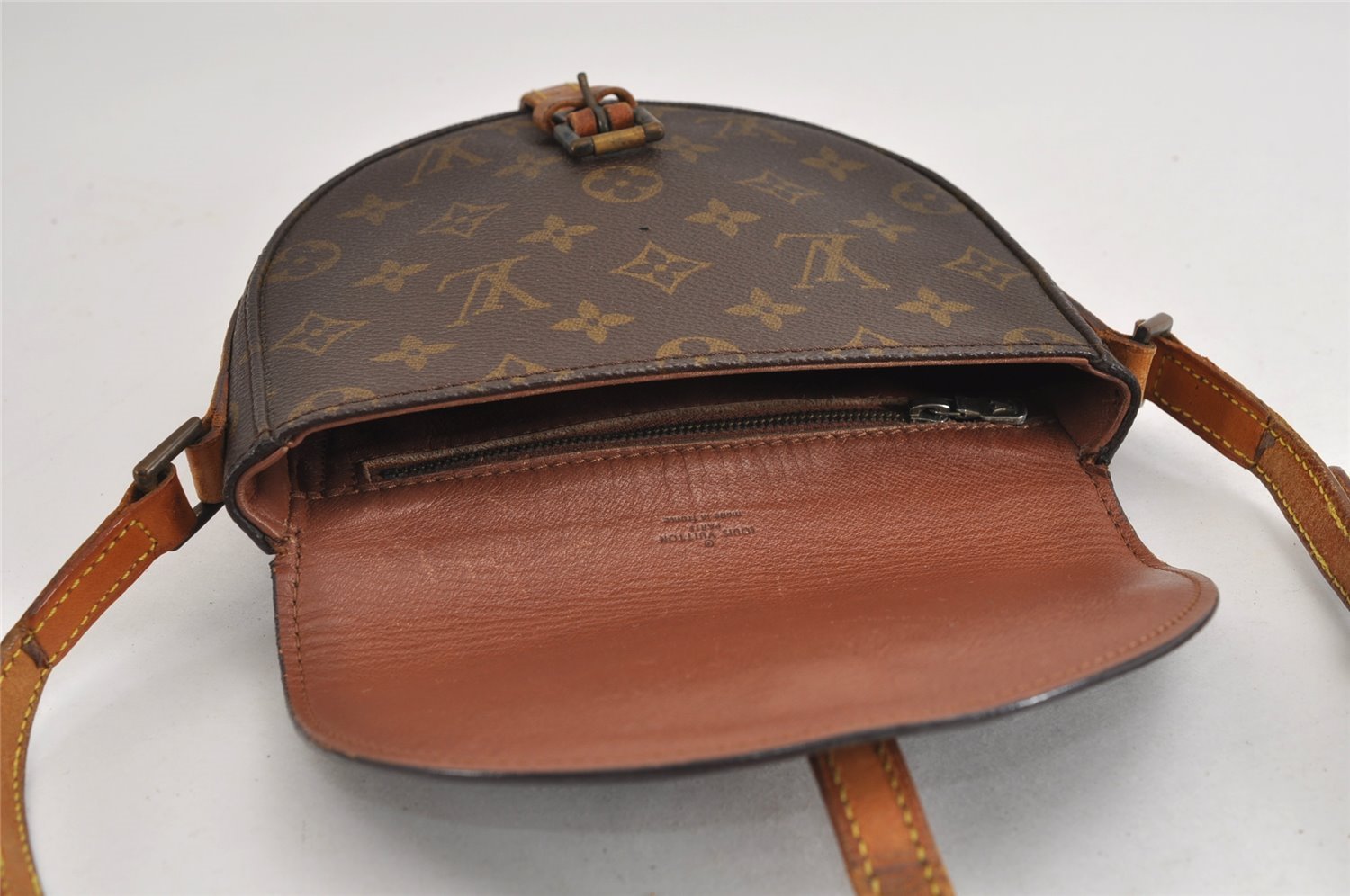 Authentic Louis Vuitton Monogram Chantilly PM Shoulder Cross Bag M51234 LV 2009J