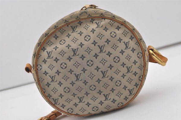 Auth Louis Vuitton Monogram Mini Jeanne GM Shoulder Bag M92000 Blue Junk 2010J