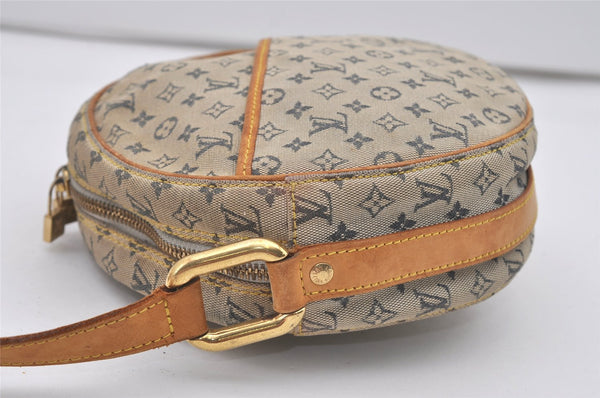 Auth Louis Vuitton Monogram Mini Jeanne GM Shoulder Bag M92000 Blue Junk 2010J