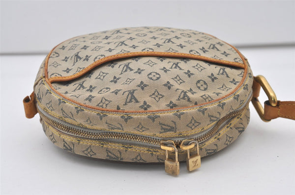 Auth Louis Vuitton Monogram Mini Jeanne GM Shoulder Bag M92000 Blue Junk 2010J