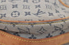 Auth Louis Vuitton Monogram Mini Jeanne GM Shoulder Bag M92000 Blue Junk 2010J