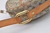 Auth Louis Vuitton Monogram Mini Jeanne GM Shoulder Bag M92000 Blue Junk 2010J