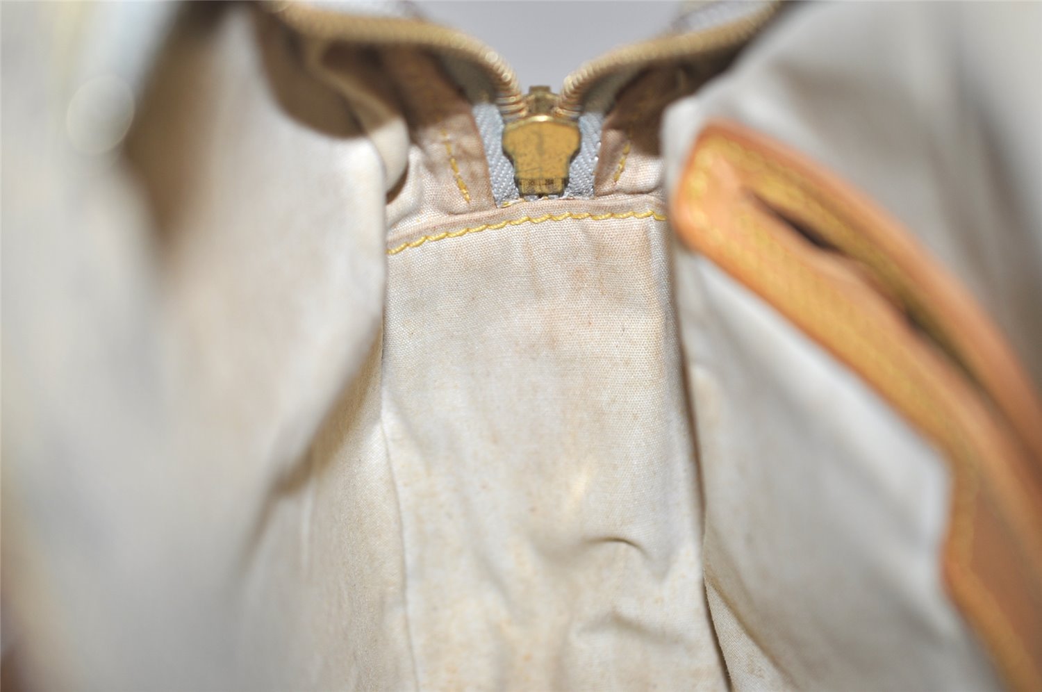 Auth Louis Vuitton Monogram Mini Jeanne GM Shoulder Bag M92000 Blue Junk 2010J