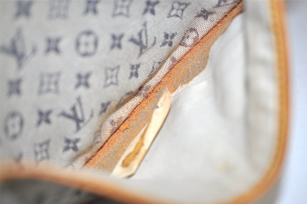 Auth Louis Vuitton Monogram Mini Jeanne GM Shoulder Bag M92000 Blue Junk 2010J