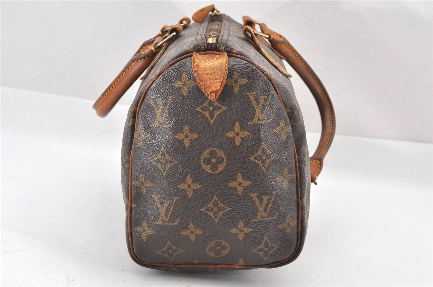 Authentic Louis Vuitton Monogram Speedy 25 Boston Hand Bag M41528 Junk 2011J