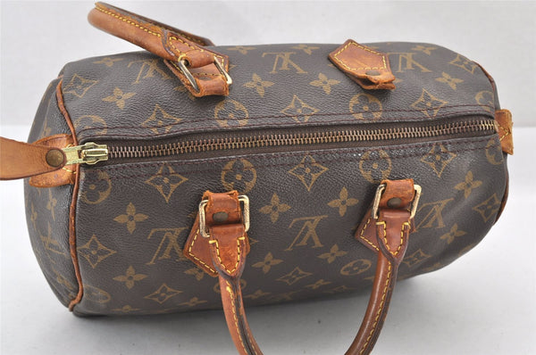 Authentic Louis Vuitton Monogram Speedy 25 Boston Hand Bag M41528 Junk 2011J