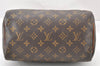 Authentic Louis Vuitton Monogram Speedy 25 Boston Hand Bag M41528 Junk 2011J