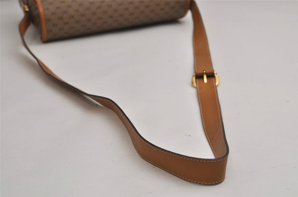 Authentic GUCCI Micro GG PVC Leather Shoulder Cross Body Bag Purse Brown 2011K
