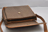 Authentic GUCCI Micro GG PVC Leather Shoulder Cross Body Bag Purse Brown 2011K