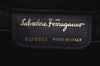 Authentic Salvatore Ferragamo Vara Shoulder Cross Body Bag Leather Black 2012H