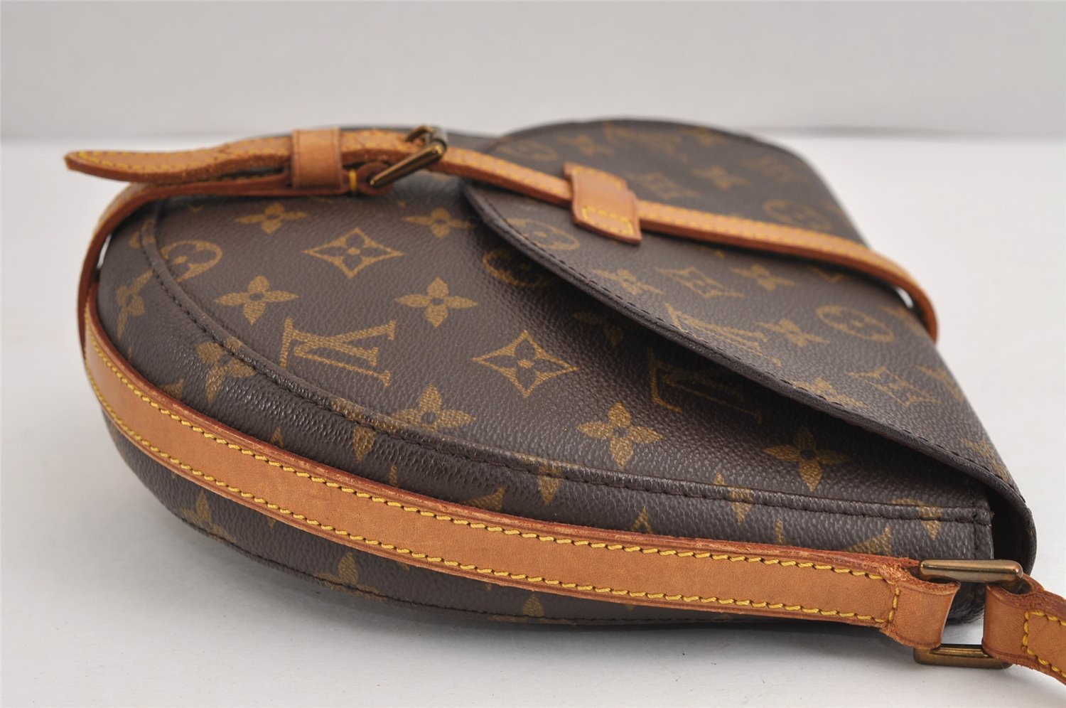 Authentic Louis Vuitton Monogram Chantilly MM Shoulder Bag M51233 Junk 2013J