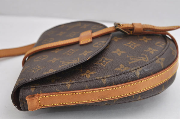 Authentic Louis Vuitton Monogram Chantilly MM Shoulder Bag M51233 Junk 2013J