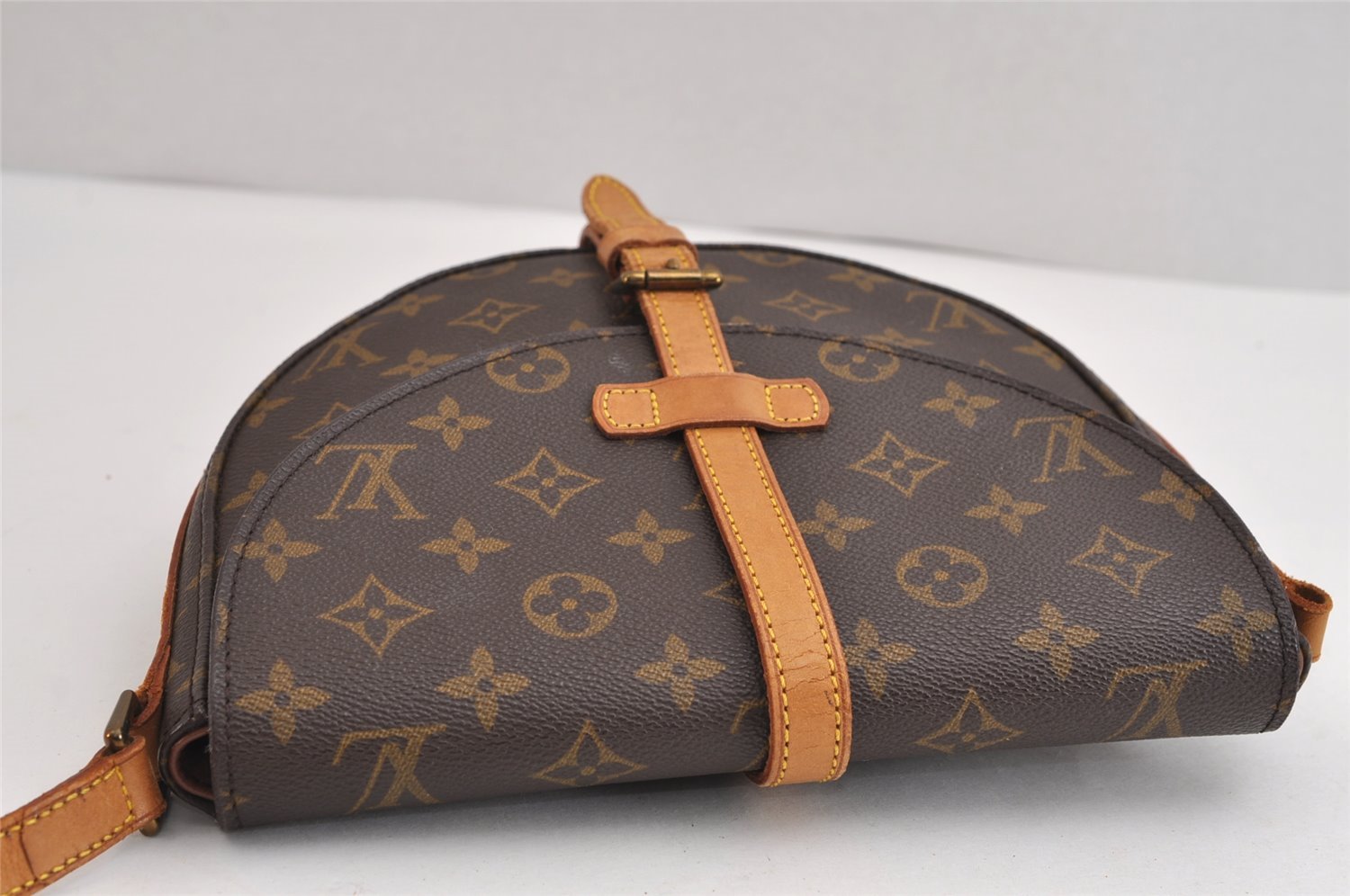 Authentic Louis Vuitton Monogram Chantilly MM Shoulder Bag M51233 Junk 2013J