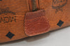 Authentic MCM Vintage Visetos Leather 2Way Shoulder Hand Bag Purse Brown 2015K