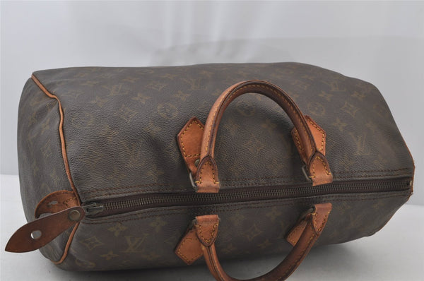 Authentic Louis Vuitton Monogram Speedy 35 Hand Boston Bag Old Model LV 2016J