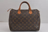 Authentic Louis Vuitton Monogram Speedy 30 Hand Boston Bag M41526 LV 2018J