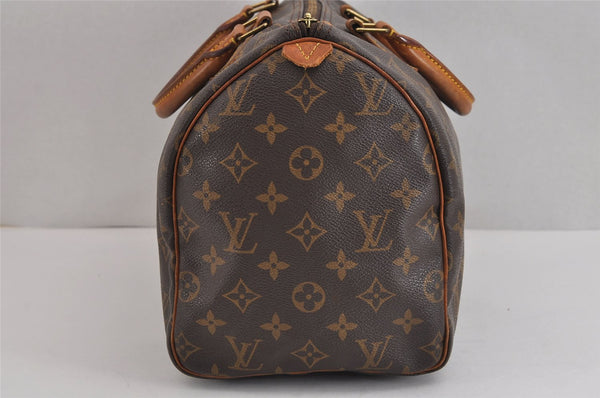 Authentic Louis Vuitton Monogram Speedy 30 Hand Boston Bag M41526 LV 2018J