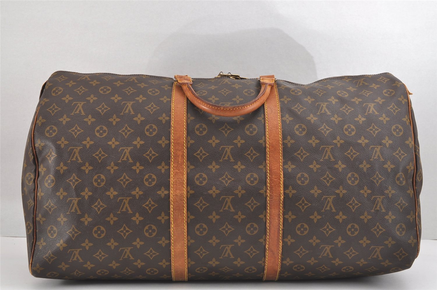 Authentic Louis Vuitton Monogram Keepall 60 Travel Boston Bag M41422 LV 2019J