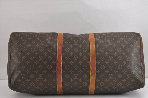 Authentic Louis Vuitton Monogram Keepall 60 Travel Boston Bag M41422 LV 2019J