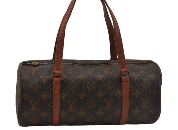 Authentic Louis Vuitton Monogram Papillon 30 Hand Bag Old Model LV 2020J