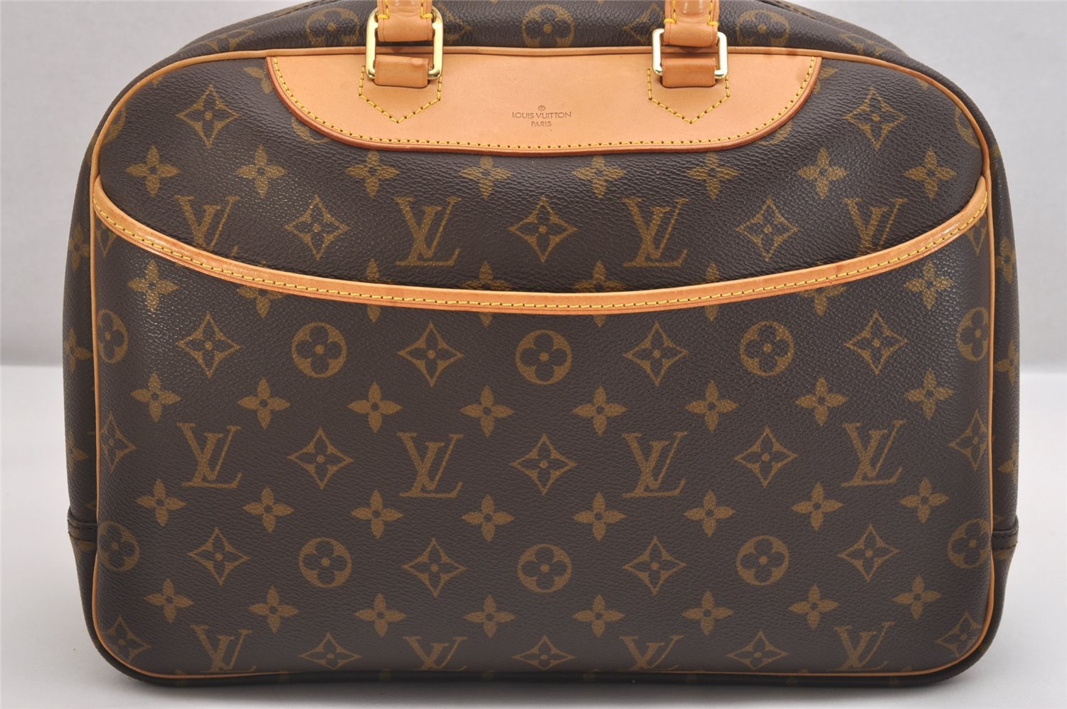 Authentic Louis Vuitton Monogram Deauville Hand Bag M47270 LV 2021I