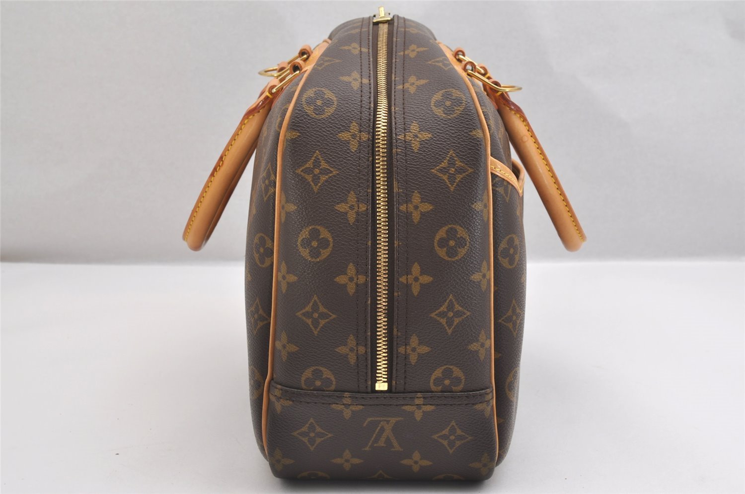 Authentic Louis Vuitton Monogram Deauville Hand Bag M47270 LV 2021I