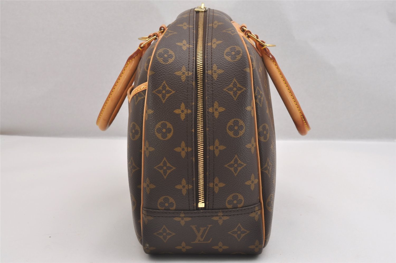 Authentic Louis Vuitton Monogram Deauville Hand Bag M47270 LV 2021I