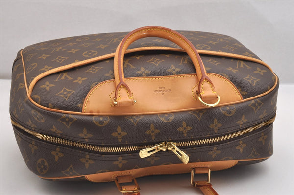 Authentic Louis Vuitton Monogram Deauville Hand Bag M47270 LV 2021I