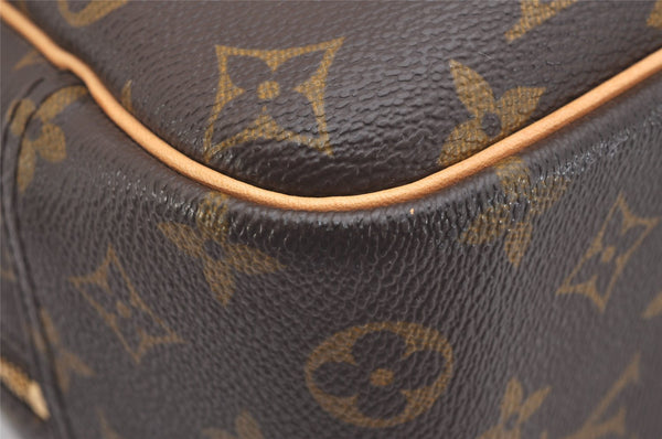 Authentic Louis Vuitton Monogram Deauville Hand Bag M47270 LV 2021I